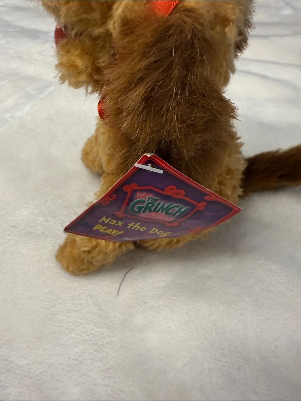 NWT Vintage 2000 Dr Seuss Grinch Max The Dog Plush Stuffed Animal Playmates